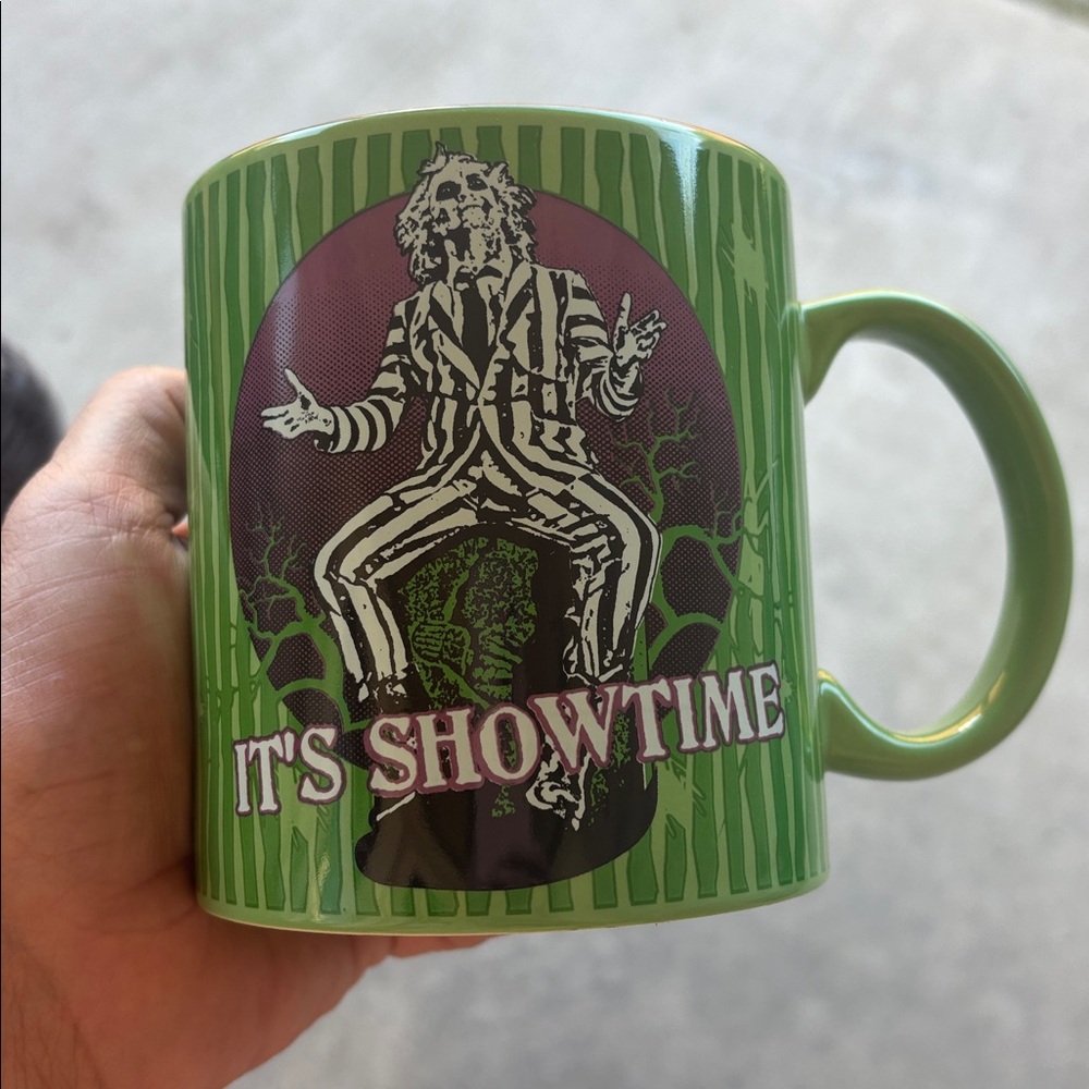 Green Beetlejuice Mug